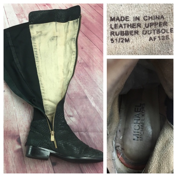 💸Michael Kors Bromley Iconic Exotic Python boot - Picture 5 of 8